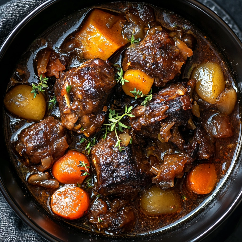 Slow cooked oxtail recipe
